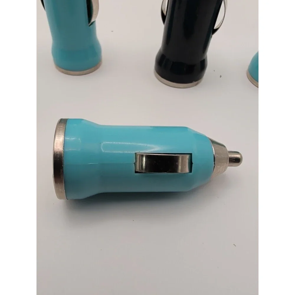 5 pc Universal Car charger Single Bullet USB Adapter 12~24V Cigarette socket